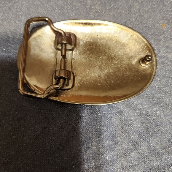 VINTAGE GREG NORMAN THE SHARK BELT BUCKLE - Picture 2 of 2